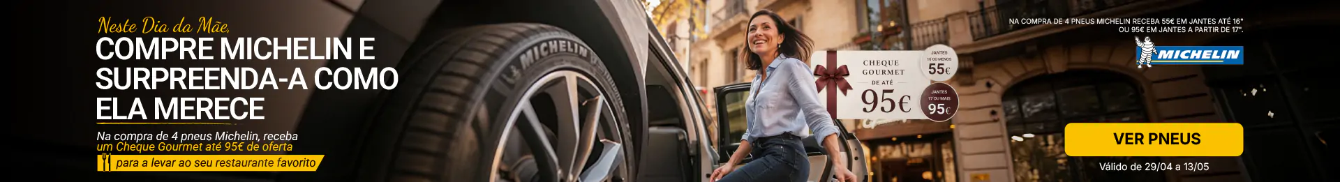 Compra Michelin e surpreende-a como ela merece