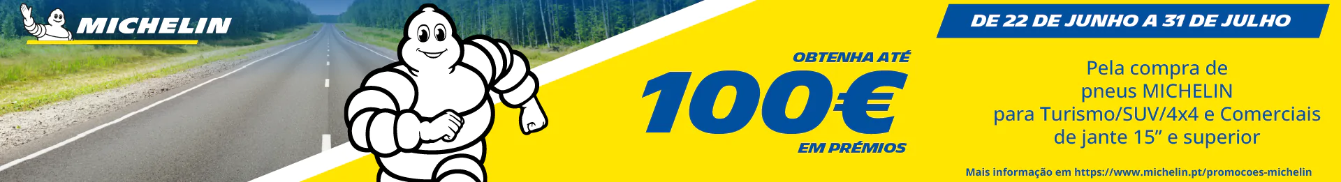 promocao verao michelin ate 100 euros